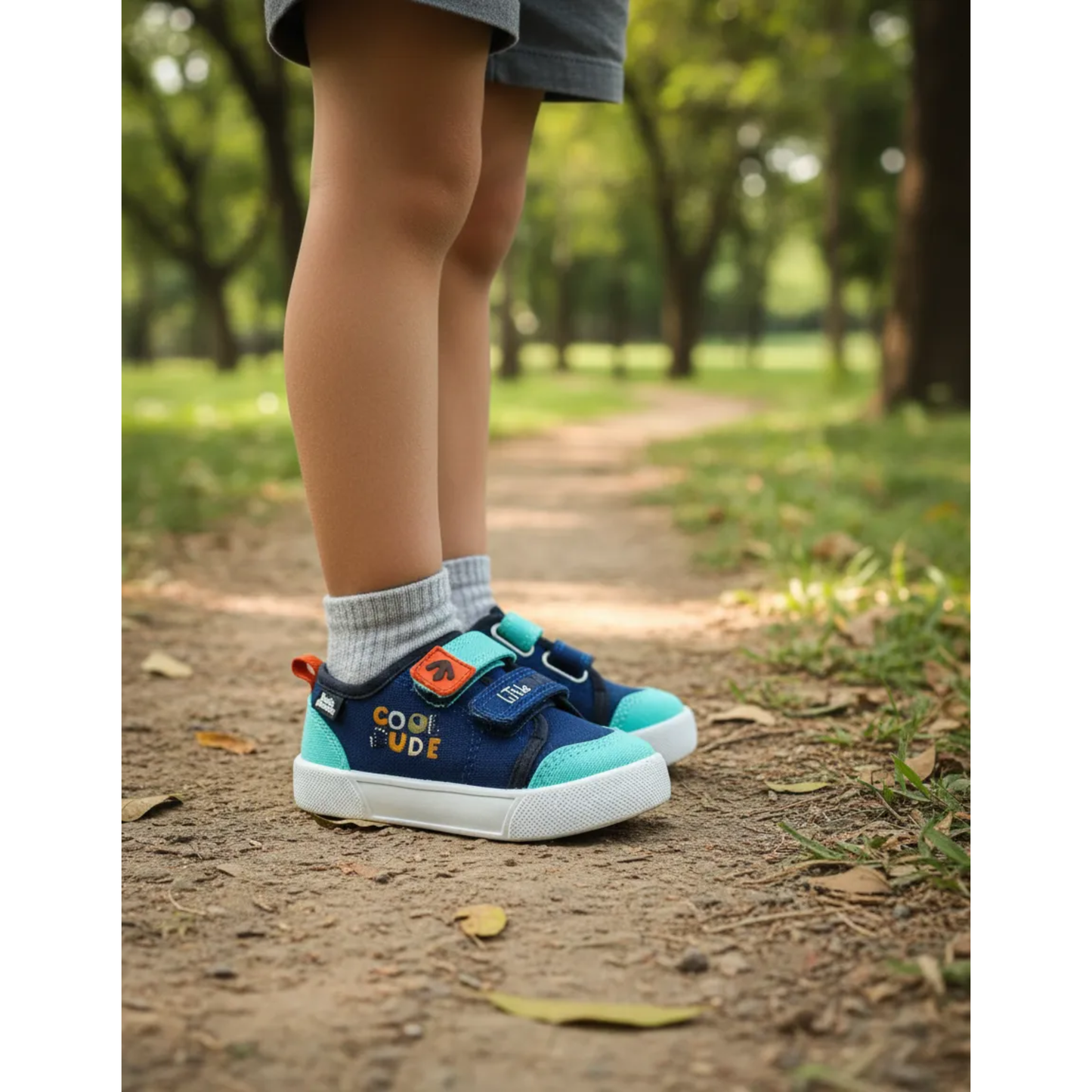 Tenis Niño Bubble Gummers Azul Velcro Cómodo Antiderrapante