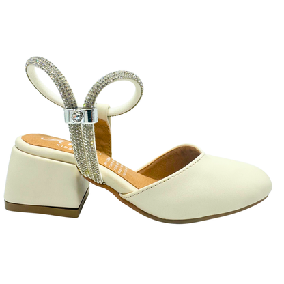 Zapatilla Niña Tacón Elegante Formal Para Fiesta