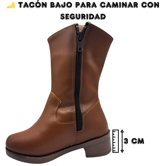 Bota Vaquera Para Niña Diseño Coqueto Detalle De Estrella