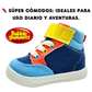 Tenis Bubble Gummers Niña Con Olor A Chicle Suela Ligera Con Cinta Y Velcro Cómodo