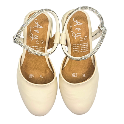 Zapatilla Niña Tacón Elegante Formal Para Fiesta