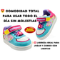 Tenis Bubble Gummers Niña Velcro Multicolor Ligeros Y Cómodos