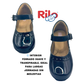 Zapato Escolar Rilo Niña Charol Negro Con Hebilla Mod. 9013