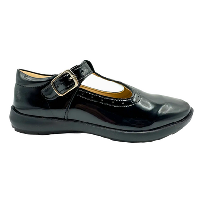 Zapato Escolar Niña Rilo Charol Con Hebilla Elegante Cómodo Mod. 9203