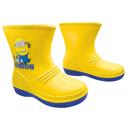 Bota De Lluvia Para Niño Sandak Amarilla Minion