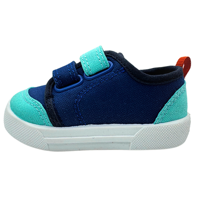 Tenis Niño Bubble Gummers Azul Velcro Cómodo Antiderrapante