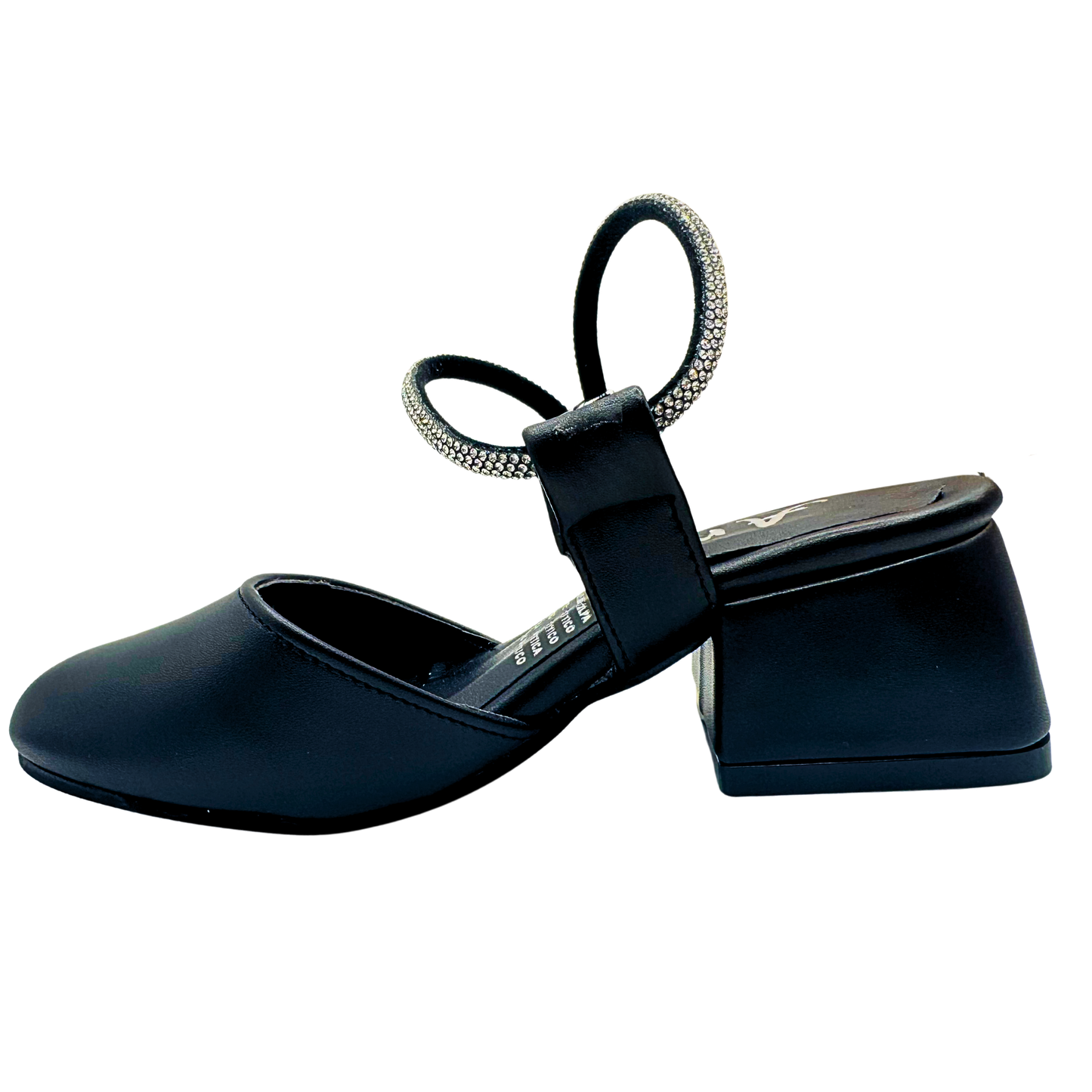 Zapatilla Niña Tacón Elegante Formal Para Fiesta