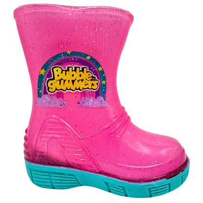 Bota De Lluvia Para Niña Bubble Gummers Rosa Antiderrapante