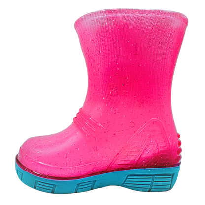 Bota De Lluvia Para Niña Bubble Gummers Rosa Antiderrapante